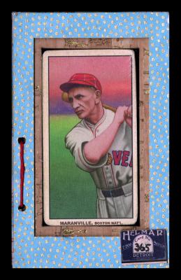 Picture, Helmar Brewing, T206-Helmar Card # 365, Rabbit MARANVILLE, Swing follow through close up, Boston Braves